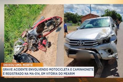 Vitória do Mearim: adolescente morre em acidente de trânsito na MA-014