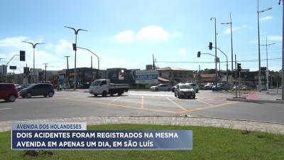 Imprudência causa acidentes na Av. dos Holandeses, em São Luís