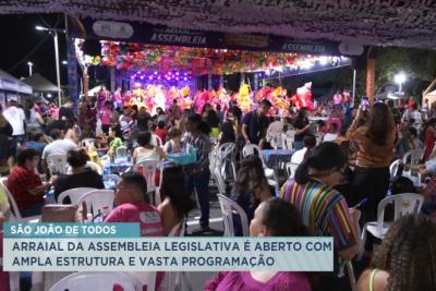 Arraial da Assembleia é aberto com grande público nessa quinta (15)