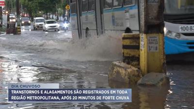 Chuva causa alagamentos em São Luís nessa terça (20)