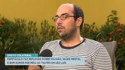Espetáculo faz reflexão sobre saúde mental bom humor no Teatro Arthur Azevedo