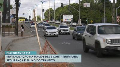 Revitalização na MA-203 deve contribuir para a segurança e fluxo do trânsito