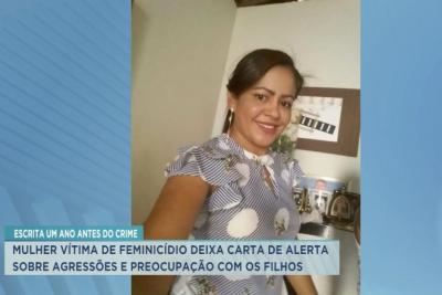 Buriticupu: vítima de feminicídio, mulher deixa carta alertando sobre agressões