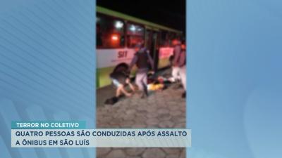 PM conduz suspeitos de assalto a ônibus em São Luís