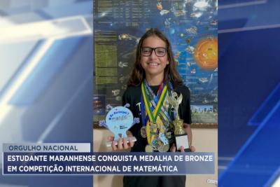 Estudante maranhense conquista pódio em competição internacional de matemática