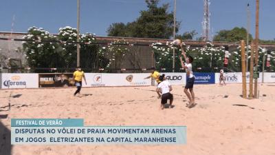 Festival de Verão reúne atletas do vôlei de praia em São Luís