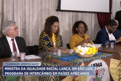 Ministra Anielle Franco lança programa de intercâmbios em São Luís