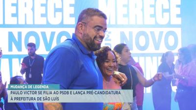 Vereador Paulo Victor se filia ao PSDB e lança pré-candidatura à prefeitura de São Luís