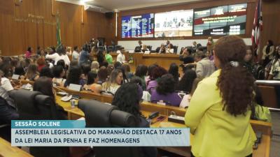 Assembleia Legislativa homenageia os 17 anos da Lei Maria da Penha