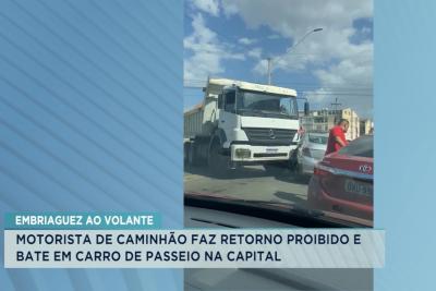 Motorista embriagado causa acidente em avenida de São Luís
