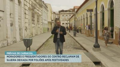 Reportagem denuncia descarte irregular de lixo no Centro Histórico