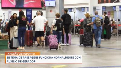 Apagão: atividades do aeroporto de São Luís funcionam normalmente 