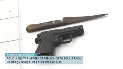 PM apreende arma de fogo falsa em praça de São Luís