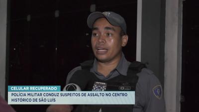 PM conduz suspeitos de roubo no Centro Histórico de São Luís