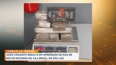 Polícia Militar apreende 5 kg de maconha na Vila Brasil