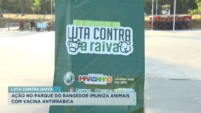 Parque do Rangedor recebe ação alusiva ao Dia Mundial de Luta Contra a Raiva