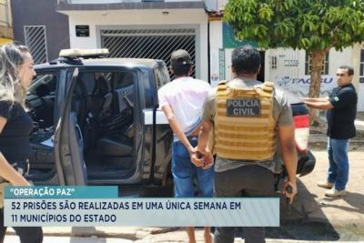 Operação Paz: 52 pessoas foram presas pela Polícia Civil no interior do MA