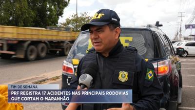 PRF registra 17 acidentes nas principais rodovias que cortam o Maranhão