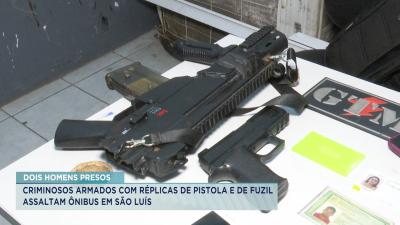 Polícia Militar conduz suspeitos de assalto a ônibus em São Luís