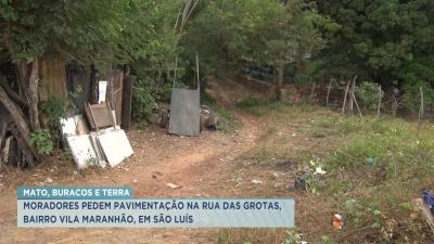 Moradores reclamam de pavimentação na Vila Maranhão