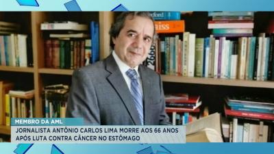 Morre o jornalista e escritor Antônio Carlos Lima, aos 66 anos