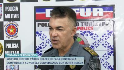 Preso suspeito de tentativa de feminicídio no Centro Histórico de São Luís