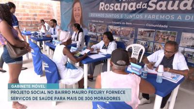 Projeto social no bairro Mauro Fecury fornece serviços de saúde para mais de 300 moradores