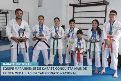 Equipe maranhense de Karatê conquista mais de 30 medalhas em campeonato nacional