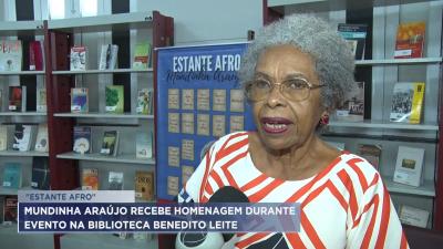 Escritora Mundinha Araújo recebe homenagem na Biblioteca Benedito Leite
