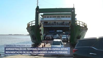 Terminal da Ponta da Espera deve receber 50 mil passageiros durante feriadão