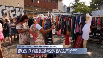 Encontro de brechós acontece na Praça do Reggae no Centro Histórico de São Luís