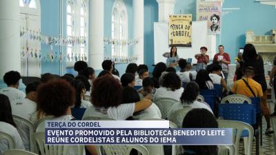 Biblioteca Benedito Leite reúne cordelistas e alunos do IEMA em São Luís