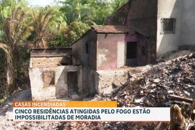 Incêndio deixa 4 casas destruídas no bairro João de Deus