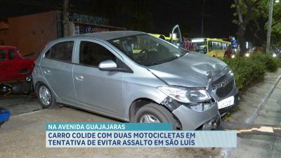 Acidentes deixam a Avenida Guajajaras congestionada