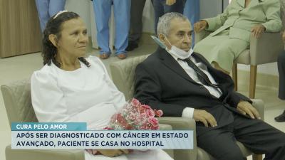 Após ser diagnosticado com câncer, paciente se casa no hospital em São Luís