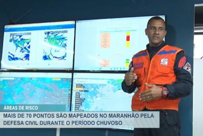 MA tem mais de 70 pontos mapeados pela Defesa Civil no período chuvoso