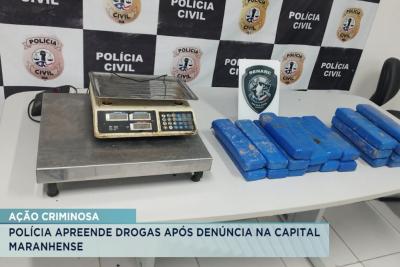 São Luís: 2 pessoas foram presas pela polícia após crime de tráfico de drogas