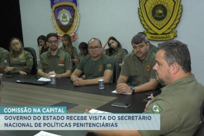 Governo do MA recebe visita do secretário nacional de Políticas Penais 