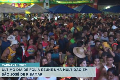 SJR: ultimo dia de Carnaval reuniu multidões e anuncia o tradicional Lava Pratos