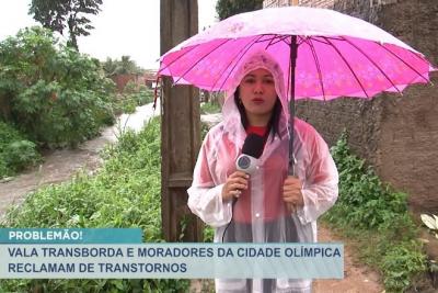 São Luís: moradores do bairro Cidade Olímpica enfrentam transtornos por causa das chuvas