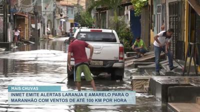 Instituto emite novos alertas de chuvas intensas par ao Maranhão 