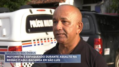 Motorista é esfaqueado em assalto a ônibus em São Luís