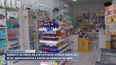 Medicamentos devem ter aumento de preço de até 5% em abril