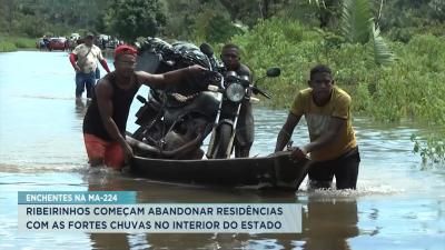 Vargem Grande: ribeirinhos começam a abandonar casas por conta de enchentes