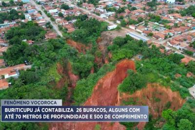 Buriticupu já tem 26 voçorocas, com até 70 metros de profundidade