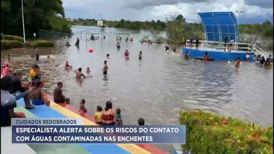 Especialista alerta sobre os riscos do contato com águas contaminadas nas enchentes