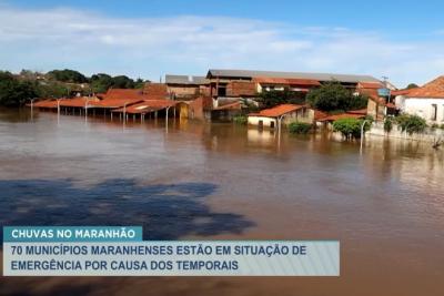 Sobe para 70 o número de cidades em situação de emergência no Maranhão