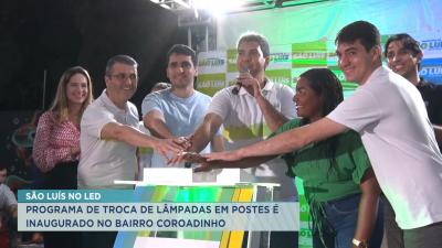 São Luís no LED: programa que renova iluminação pública tem início no Coroadinho