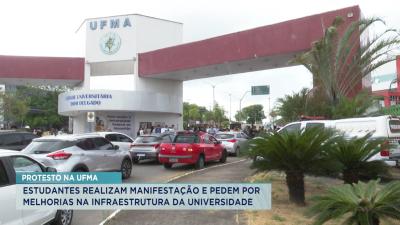 Estudantes da UFMA realizam manifestação e pedem melhorias de infraestrutura