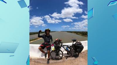 Jovem de 26 anos chega ao Maranhão após percorrer quase 6 mil km de bike